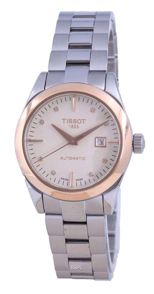 Tissot T-Gold T-My Lady Diamond Accents 18K Gold Automatic T930.007.41.266.00 T9300074126600 Women's Watch