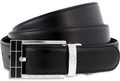 Montblanc Contemporary 101899 Reversible Black-Brown Men's Leather Belt