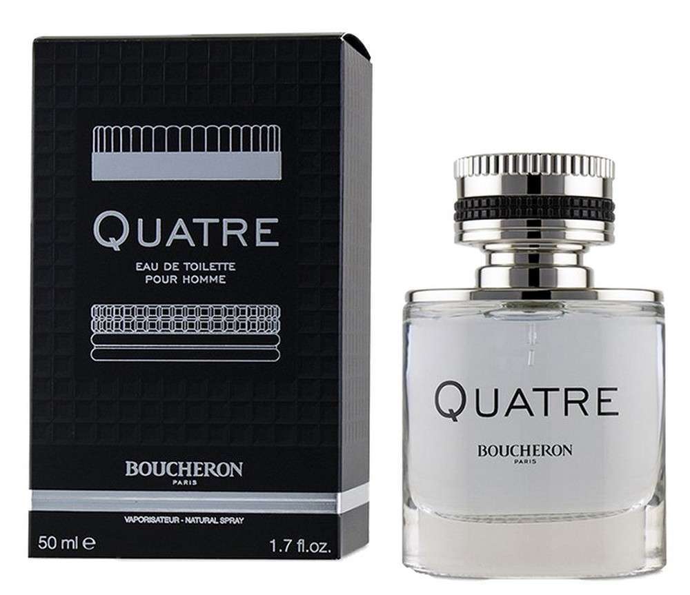 Boucheron 11110081020000 Quatre EDP Spray 1.7 Oz (50 ml) For Men
