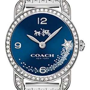 Coach Delancey Blue Dial Crystal Accents Quartz 14502669 Womens Watch