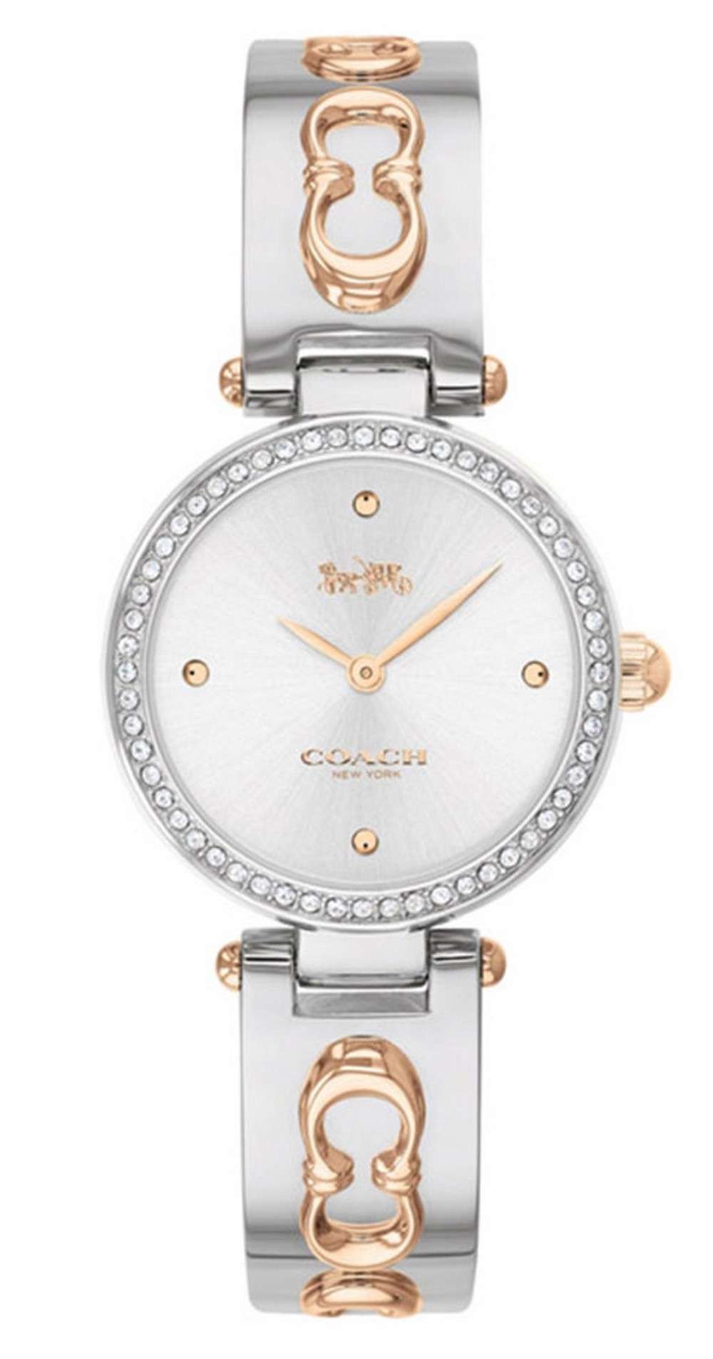 Coach Park Crystal Accents Silver Dial Quartz 14503286 Womens Watch