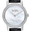 Coach Audrey Mother Of Pearl Dial Leather Strap Quartz 14503361 Womens Watch