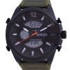 Diesel Mega Chief Grey Dial Silicone Quartz DZ4549 100M Mens Watch