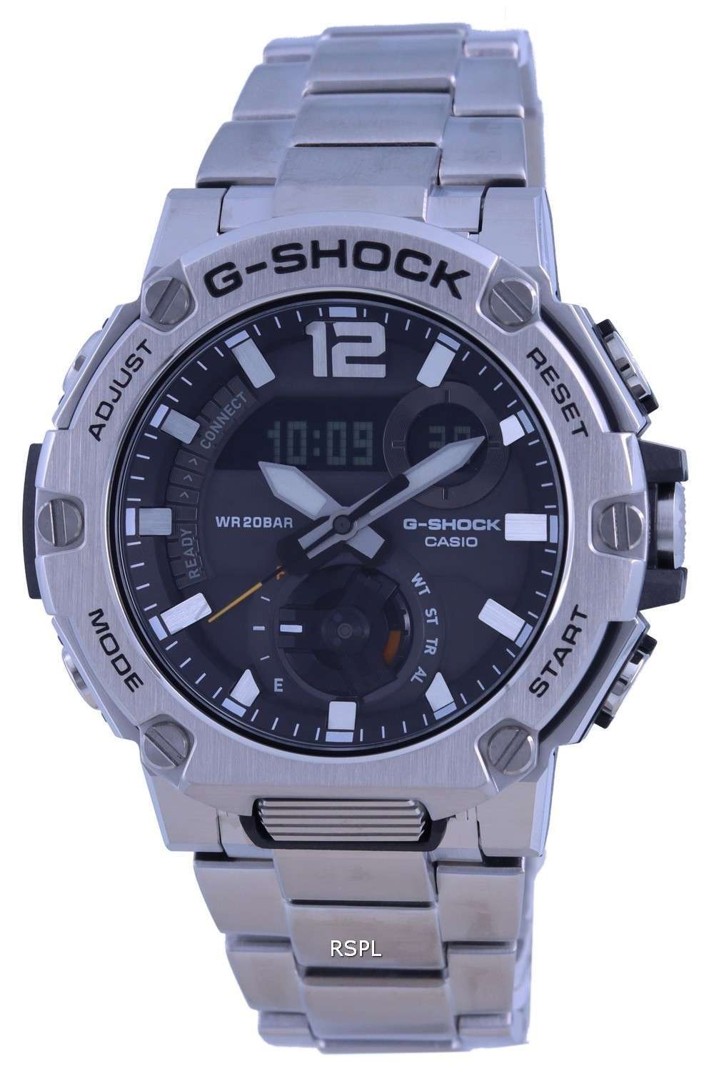 Casio G-Shock G-Steel Tough Solar Mobile Link Analog Digital GST-B300E-5A GSTB300E-5 200M Mens Watch