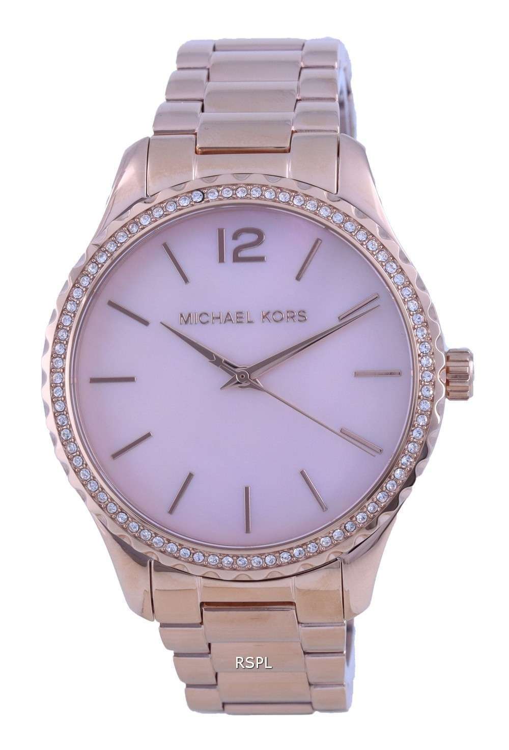 Michael Kors Layton Crystal Accents Quartz MK6848 Womens Watch