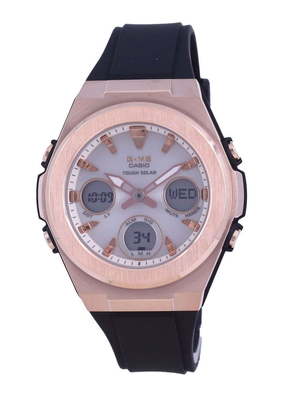 Casio Baby-G G-MS Analog Digital Tough Solar MSG-S600G-1A MSGS600G-1 100M Womens Watch