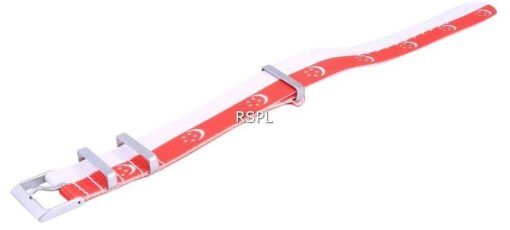 Ratio NATO32 Singapore National Flag Pattern Polyester 22mm Strap