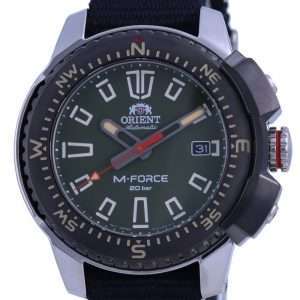 Orient M-Force Green Dial Stainless Steel Automatic Divers RA-AC0N03E10B 200M Mens Watch