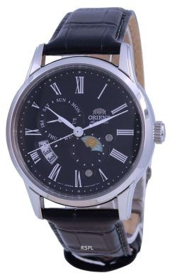 Orient Sun  Moon Black Dial Automatic RA-AK0010B10B Mens Watch