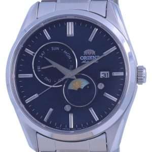 Orient Contemporary Sun  Moon Blue Dial Automatic RA-AK0308L10B Mens Watch