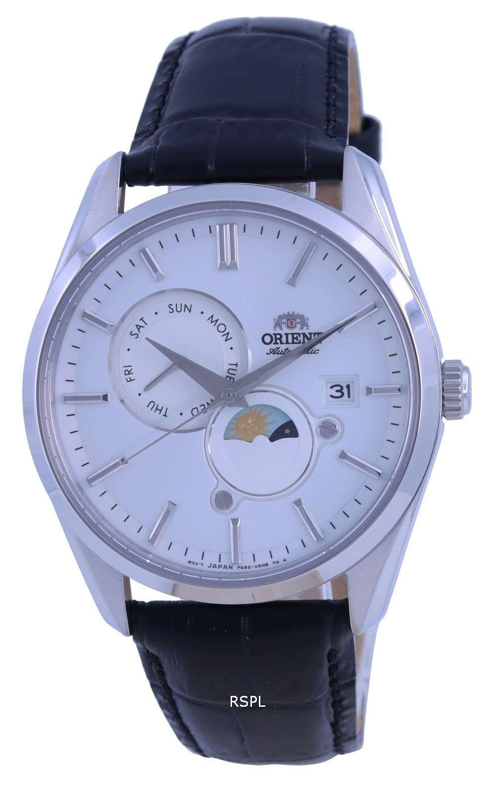 Orient Classic Sun Moon Gen White Dial Automatic RA-AK0310S10B Mens Watch