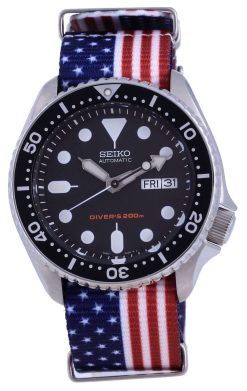 Seiko Automatic Divers Polyester SKX007K1-var-NATO27 200M Mens Watch