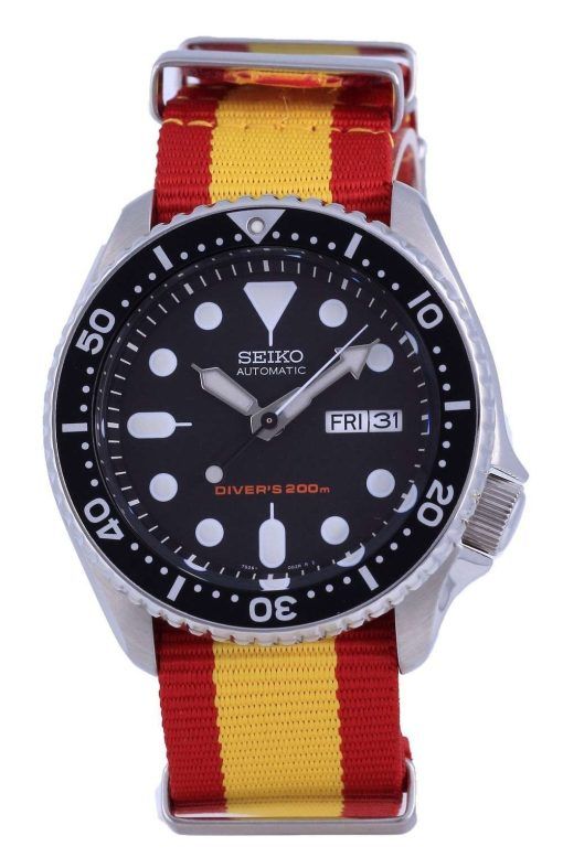 Seiko Automatic Divers Polyester SKX007K1-var-NATO29 200M Mens Watch