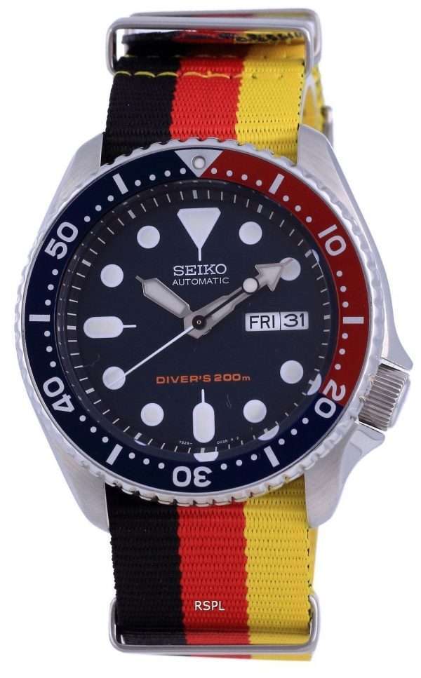 Seiko Automatic Divers Polyester SKX009K1-var-NATO26 200M Mens Watch