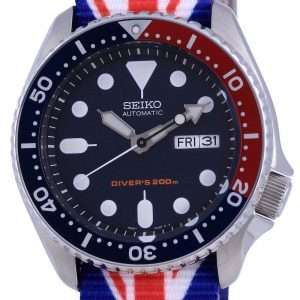 Seiko Automatic Divers Polyester SKX009K1-var-NATO28 200M Mens Watch