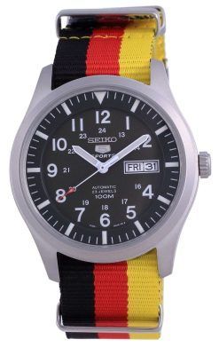 Seiko 5 Sports Military Automatic Polyester SNZG09K1-var-NATO26 100M Mens Watch