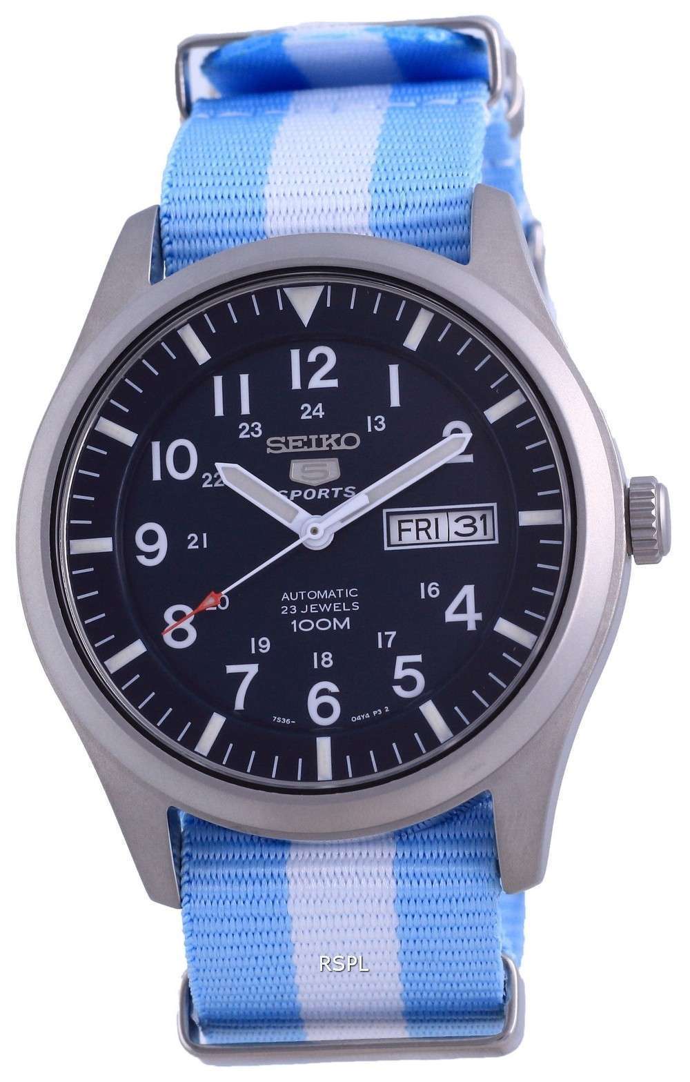 Seiko 5 Sports Automatic Polyester SNZG11K1-var-NATO24 100M Mens Watch -  Zetamarket