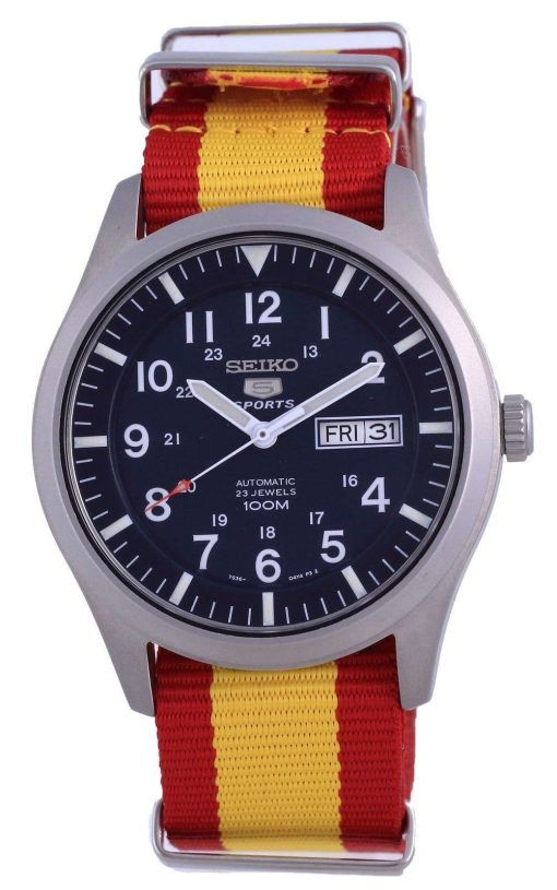 Seiko 5 Sports Automatic Polyester SNZG11K1-var-NATO29 100M Mens Watch