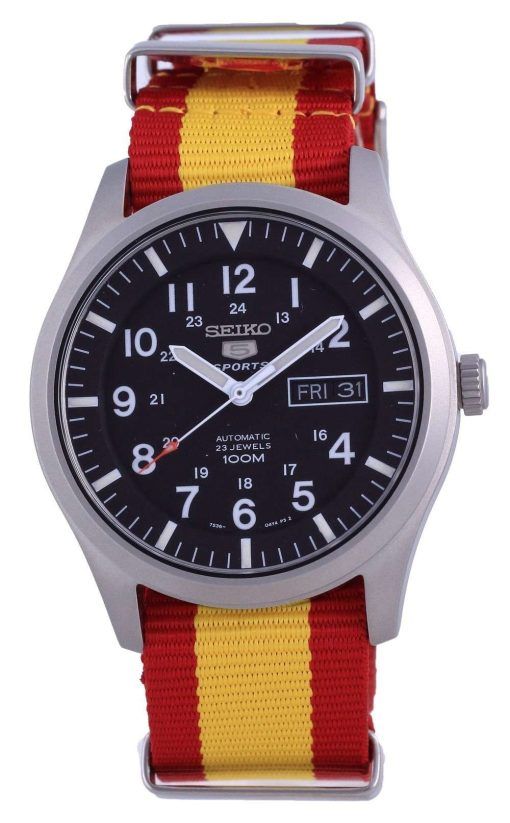 Seiko 5 Sports Automatic Polyester SNZG15K1-var-NATO29 100M Mens Watch