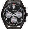Ferrari Scuderia Abetone Black Dial Stainless Steel Quartz 0830573 Mens Watch