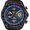 Ferrari Scuderia Speedracer Chronograph Blue Dial Leather Strap Quartz 0830649 Mens Watch