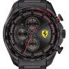 Ferrari Scuderia Speedracer Chronograph Black Dial Stainless Steel Quartz 0830654 Mens Watch