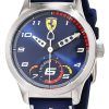 Ferrari Scuderia Pitlane Blue Dial Silicon Band Quartz 0860005 Unisex Watch