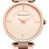 French Connection Crystal Accents Rose Gold Tone Dial Quartz FCS1015RGM Womens Watch