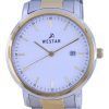 Westar White Dial Two Tone Stainless Steel Quartz 50243 CBN 101 Mens Watch