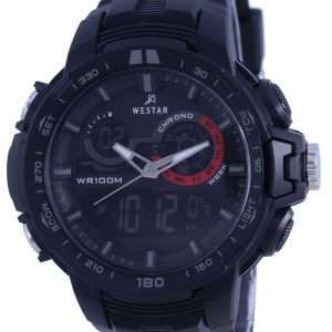 Westar Analog Digital Black Dial Quartz 85011 PTN 001 100M Mens Watch