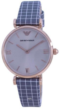 Emporio Armani Gianni T-Bar Grey Dial Quartz AR11386 Womens Watch