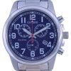 Citizen Chandler Chronograph Blue Dial Eco-Drive AT0200-56L 100M Mens Watch