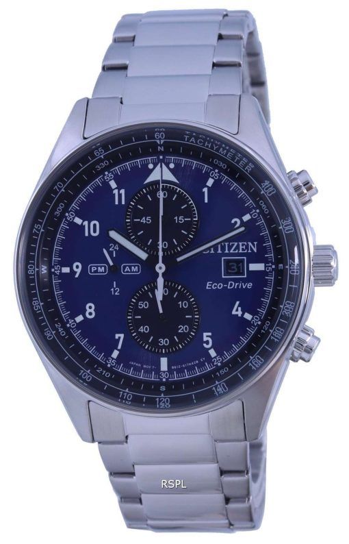 Citizen Chronograph Stainless Steel Eco-Drive CA0770-81L 100M Mens Watch