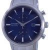 Citizen Classic Blue Dial Stainless Steel Eco-Drive CA7060-88L Mens Watch