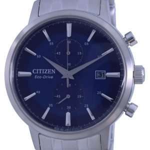Citizen Classic Blue Dial Stainless Steel Eco-Drive CA7060-88L Mens Watch