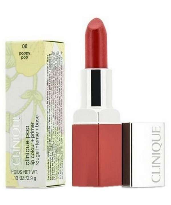 Clinique ZEK2-06 Pop Splash Pop Lip Color + Primer #06 Poppy Pop 4 GMS