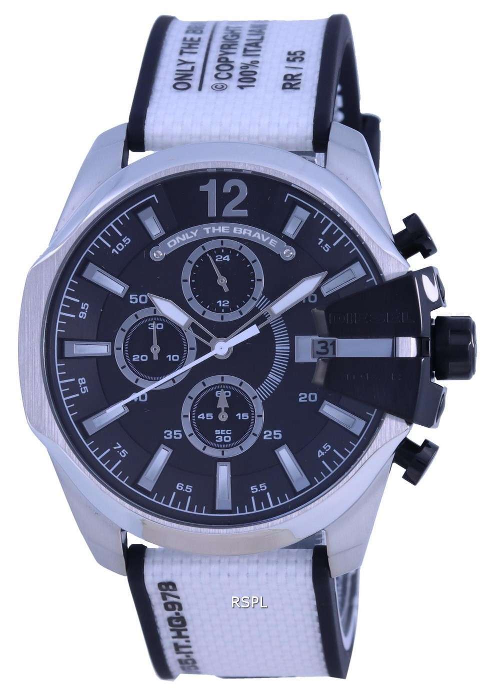 Diesel Baby Chief Chronograph Black Dial Quartz DZ4564 100M Mens Watch