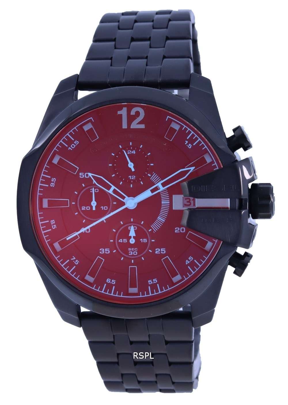 Diesel Baby Chief Chronograph Black Dial Quartz DZ4566 100M Mens Watch