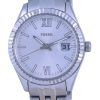 Fossil Scarlette Micro Silver Dial Stainless Steel Quartz ES4991 Womens Watch