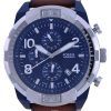 Fossil Bronson Chronograph Leather Strap Quartz FS5829 Mens Watch