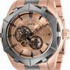 Invicta Bolt Open Heart Two Tone Stainless Steel Automatic 34709 100M Mens Watch