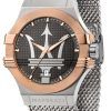 Maserati Potenza Grey Dial Stainless Steel Quartz R8853108007 100M Mens Watch