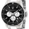 Maserati Sfida Chronograph Black Dial Stainless Steel Quartz R8873640004 100M Mens Watch