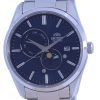 Orient Sun  Moon Blue Dial Stainless Steel Automatic RA-AK0308L00C Mens Watch