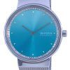Skagen Freja Blue Dial Stainless Steel Quartz SKW2983 Womens Watch