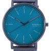 Skagen Signatur Blue Dial Stainless Steel Quartz SKW6743 Mens Watch