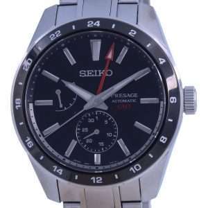 Seiko Presage Sharp Edged GMT Automatic SPB221 SPB221J1 SPB221J 100M Mens Watch
