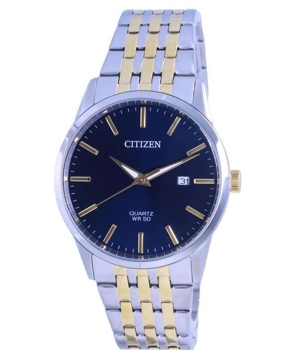 Citizen Blue Dial Two Tone Stainless Steel Quartz BI5006-81L Men's Watch