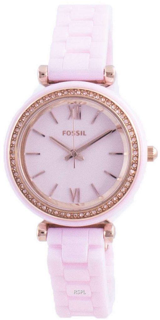 Fossil Carlie Mini Diamond Accents Quartz CE1106 Womens Watch