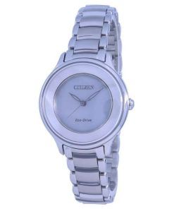 Citizen Silver Dial Stainless Steel Eco-Drive EM0380-57D Women's Watch